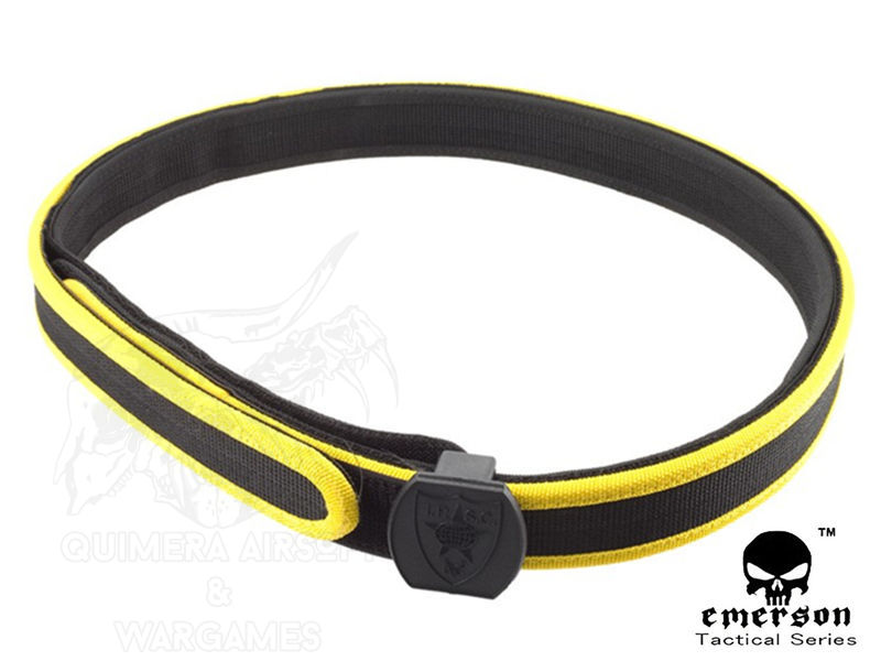 Cinturon IPSC Emerson - Negro/Amarillo - M