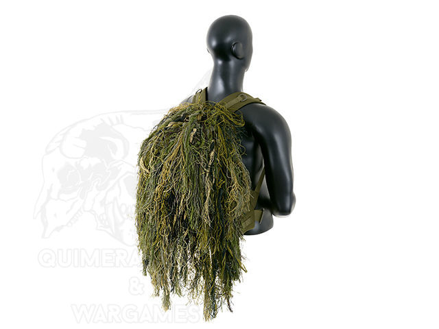 Cubre Mochilas de camuflaje tipo Ghillie - Woodland
