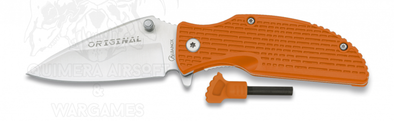 Navaja original H7,2cm Albainox - naranja