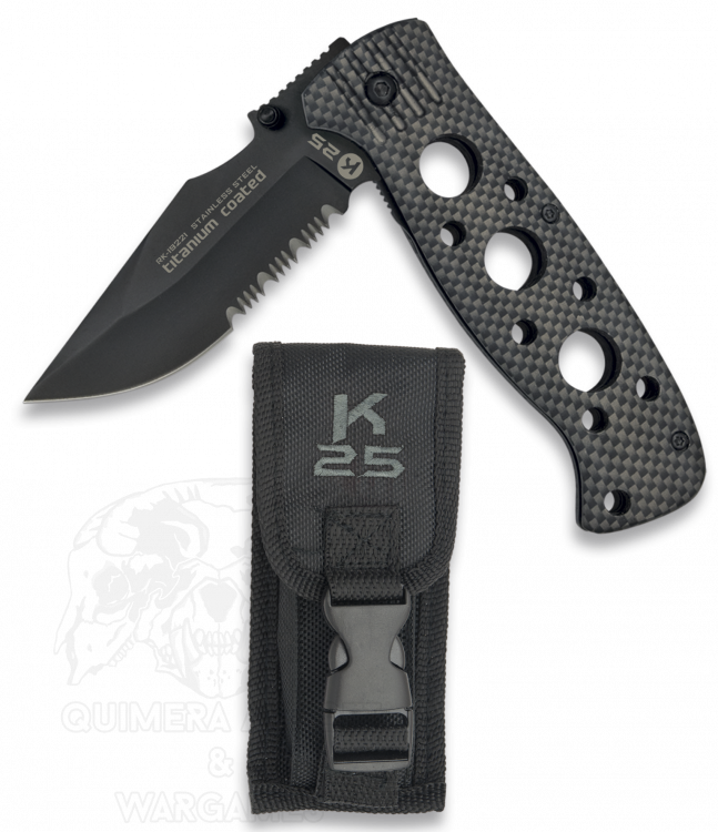 Navaja Tactica Con Funda H8,5cm K25