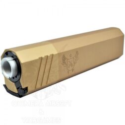 Silenciador 180mm octogonal tipo Osprey CCW 14mm Big Dragon - Imagen 3