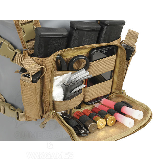 Alternative view of Compact Multi Mission Chest Rig V4 8Fields - Tan