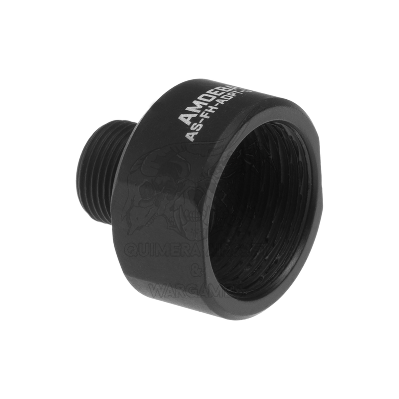 Adaptador de silenciador para cañon externo Striker S1 Amoeba - Negro