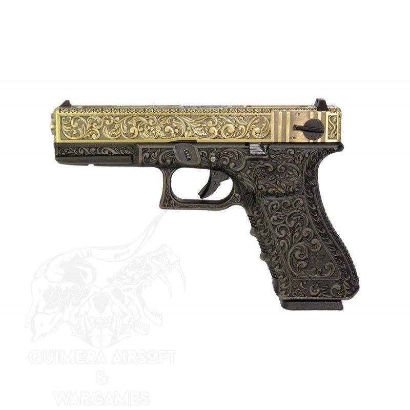 Glock 18C Etched Metal Version GBB WE