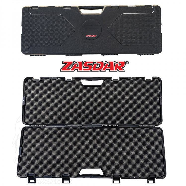Maleta rigida para rifle 830x300x80mm Zasdar - Negro