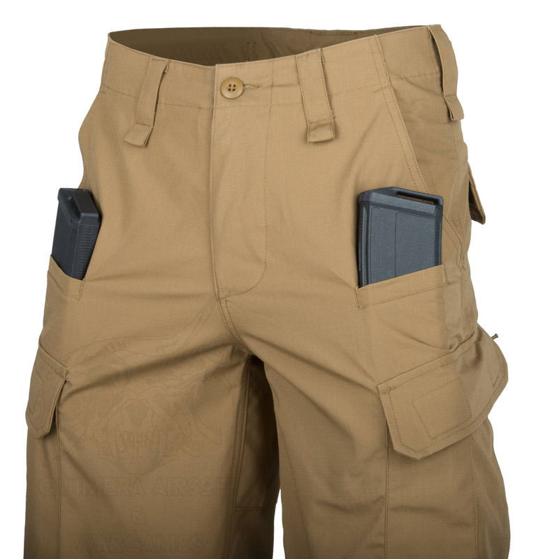 Alternative view of Pantalon corto tactico CPU Ripstop Helikon - PL Woodland - L