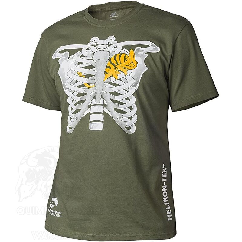 Camiseta Thorax and Chameleon Helikon - Olive Green - M