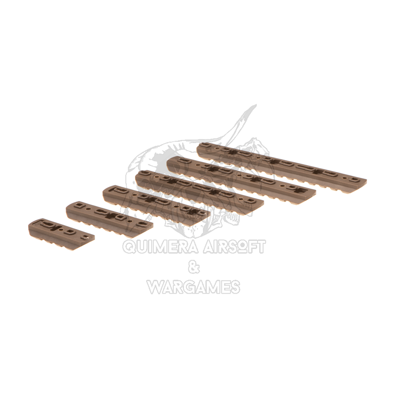 Alternative view of Set de railes Keymod/M-LOK 6pcs M-ETAL