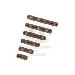 Set de railes Keymod/M-LOK 6pcs M-ETAL - Imagen 7