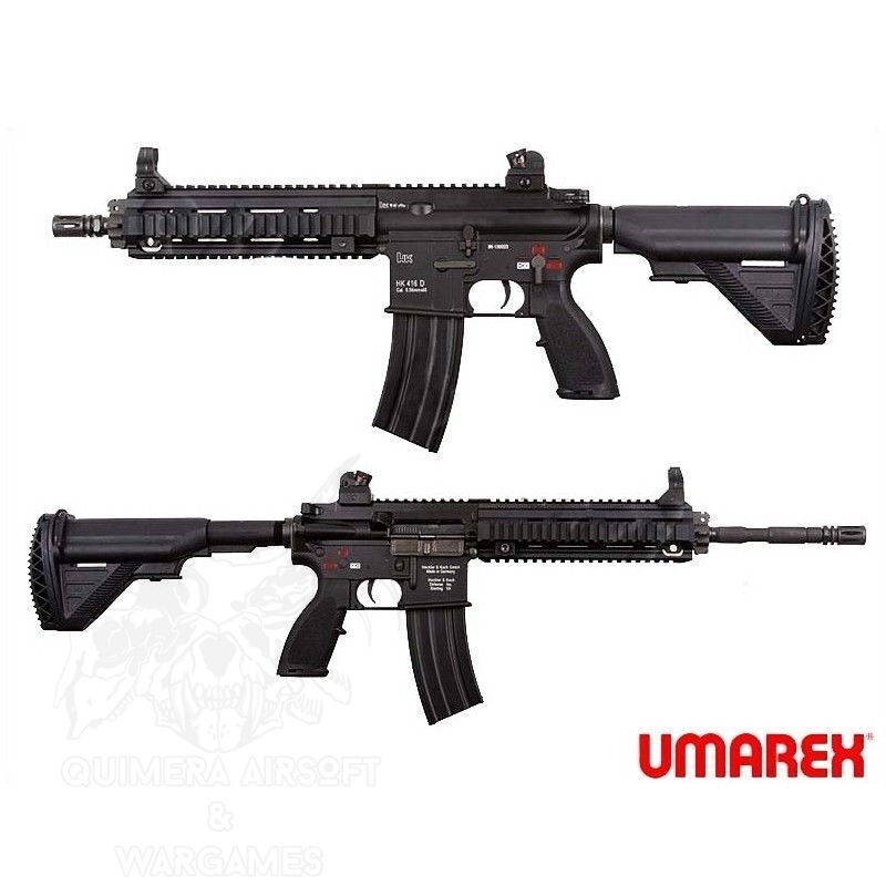 HK416 D14.5RS V2 (Con mosfet) Umarex/VFC - Negro