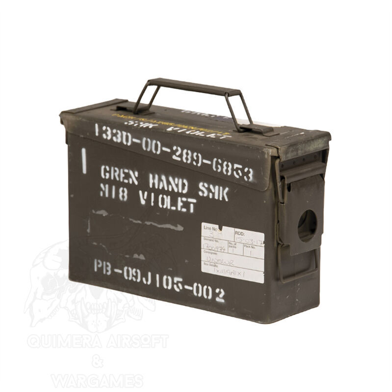 Caja munición metálica Cal.30/7.62 Surplus