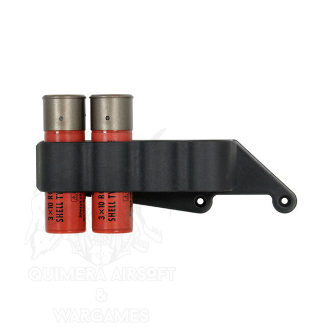 Porta cartuchos rigido para escopeta 4rds Cyma - Negro