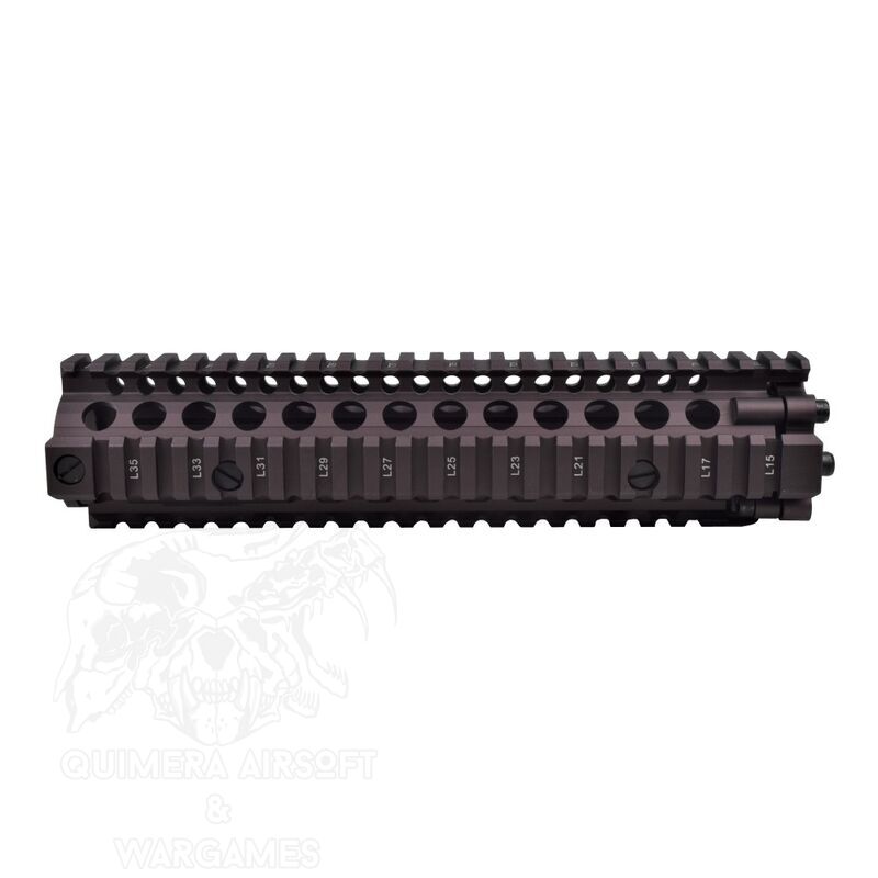 Guardamanos en Aluminio CNC MK18 Ris II Tipo Daniel Defense 9" - Dark Earth