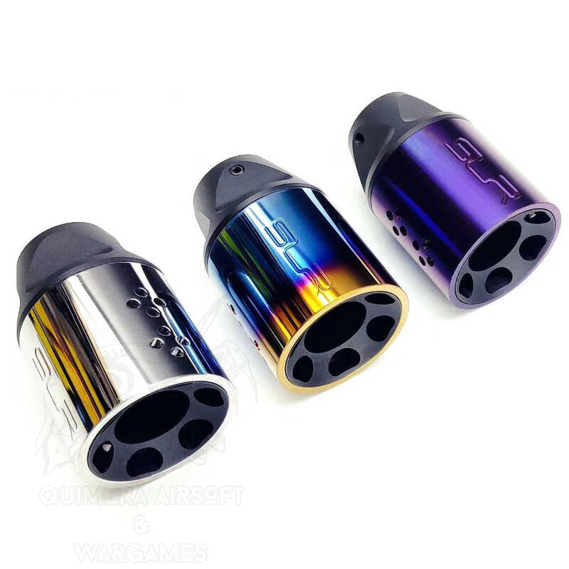 Alternative view of Bocacha SLR Aleacion de Acero y Cobre CCW 14mm - Anodizada