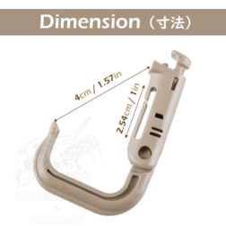Fasterner PVC para molle - Imagen 5