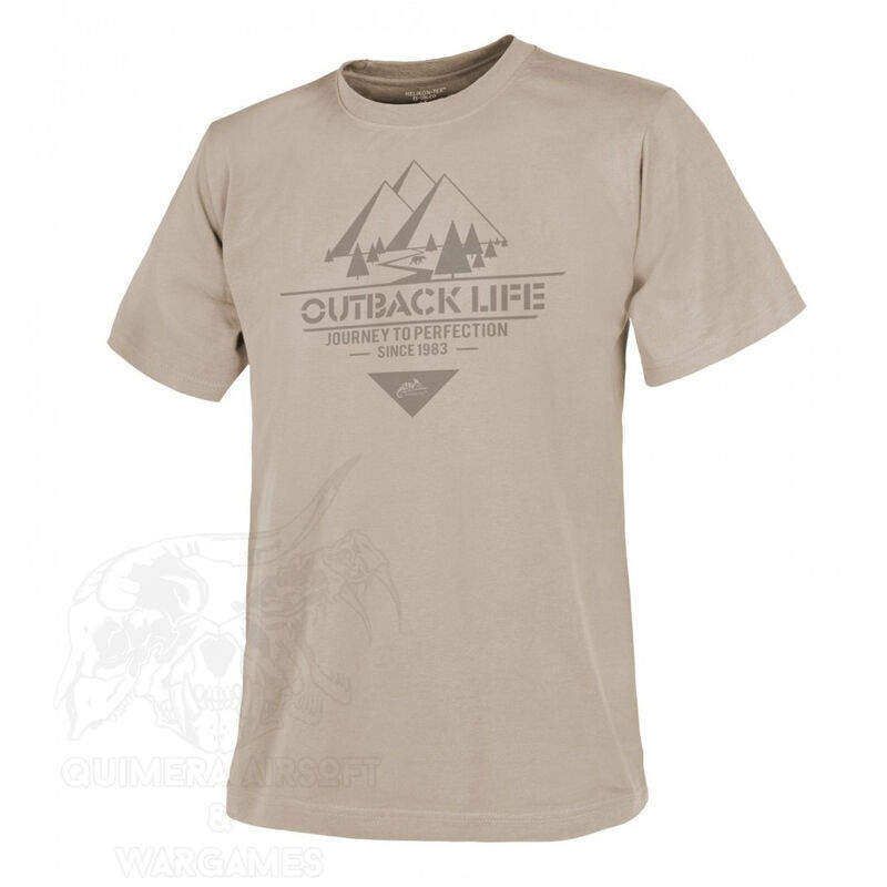 Camiseta Outback life Helikon - Khaki - M