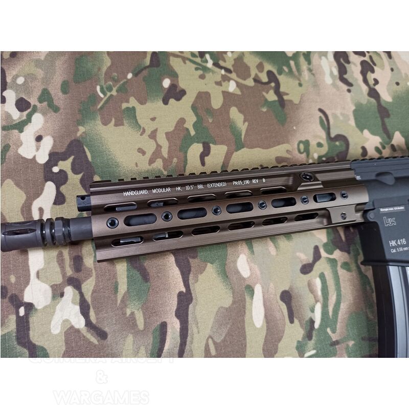 Alternative view of Umarex/VFC HK416 A5 (Con mosfet) Negro + Guardamanos tipo Geissele Dark Earth