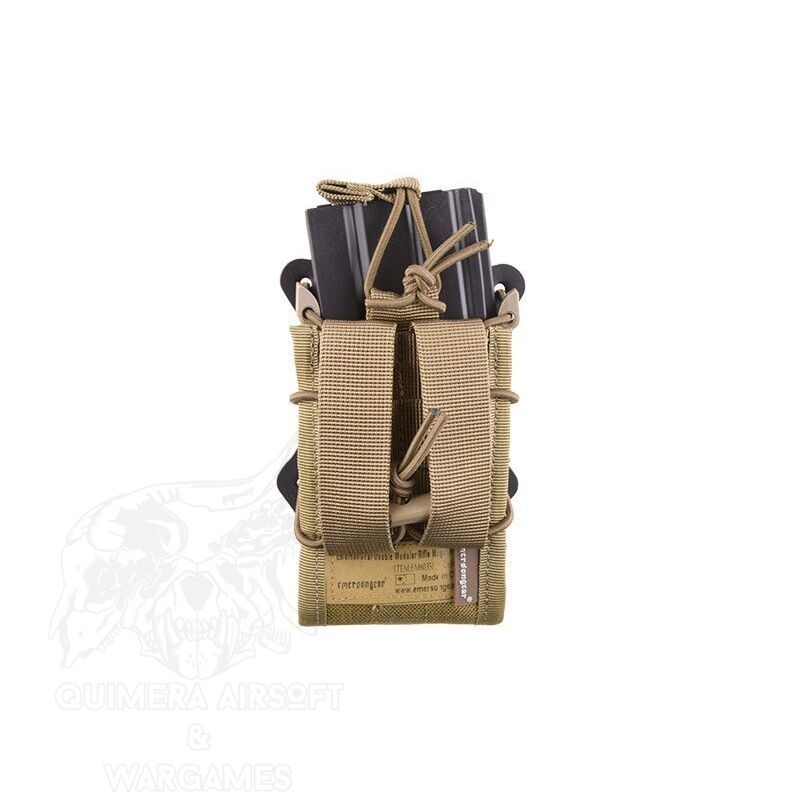 Alternative view of Pouch Doble Taco para 5.56 Emerson Gear - Khaki
