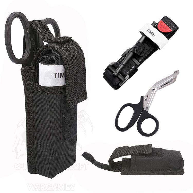 Alternative view of Kit de Torniquete,Tijeras tácticas y Pouch - Negro