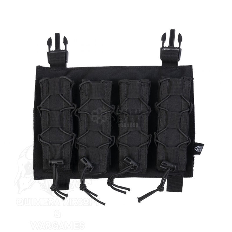 panel con clips para 4 cargadores SMG Delta Tactics - Negro
