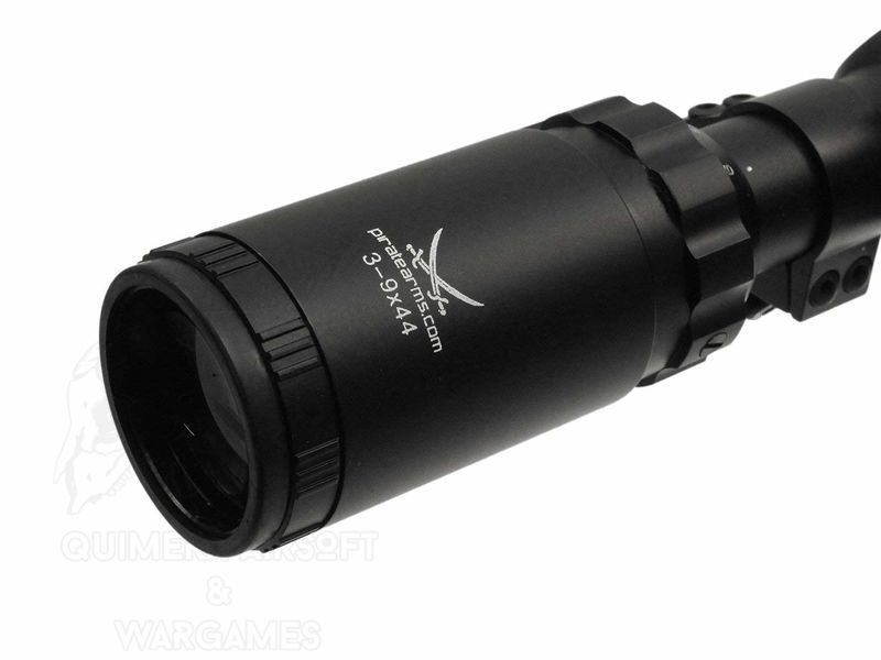 Alternative view of Mira Táctica 3x9x44TX PA Pirate Arms