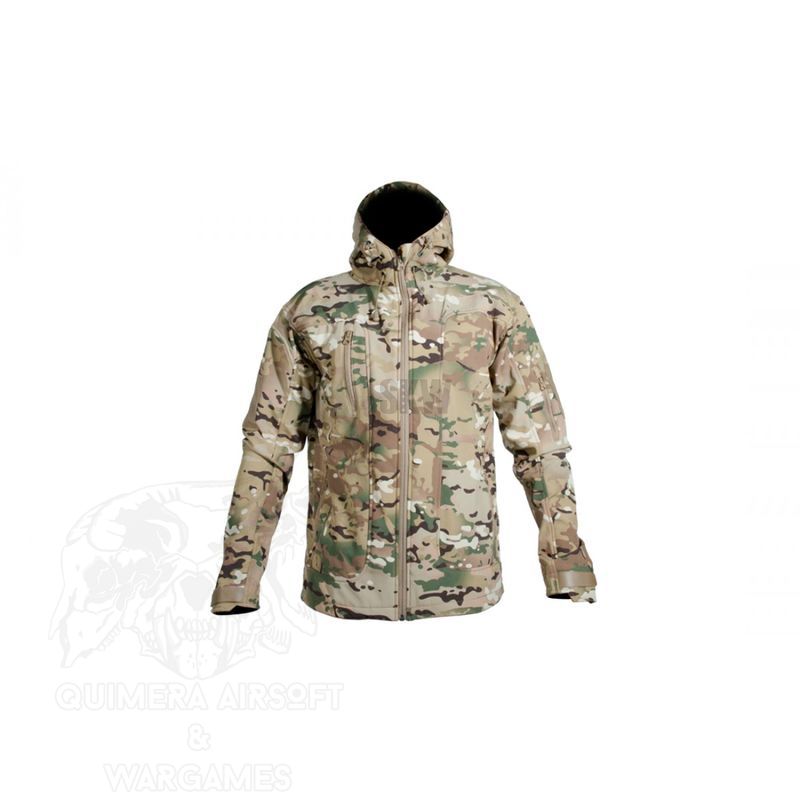 Alternative view of Delta Tactics Soft shell AIDEN Multicam XXL
