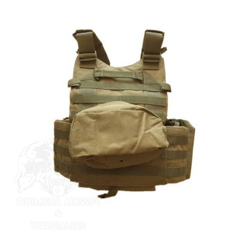 Alternative view of Chaleco Portaplacas Completo - Tan