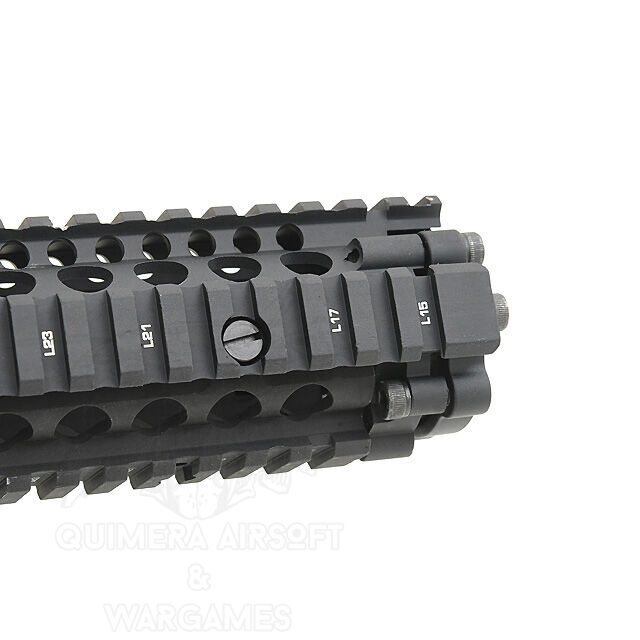 Alternative view of Guardamanos en Aluminio CNC MK18 Ris II Tipo Daniel Defense 9" - Negro