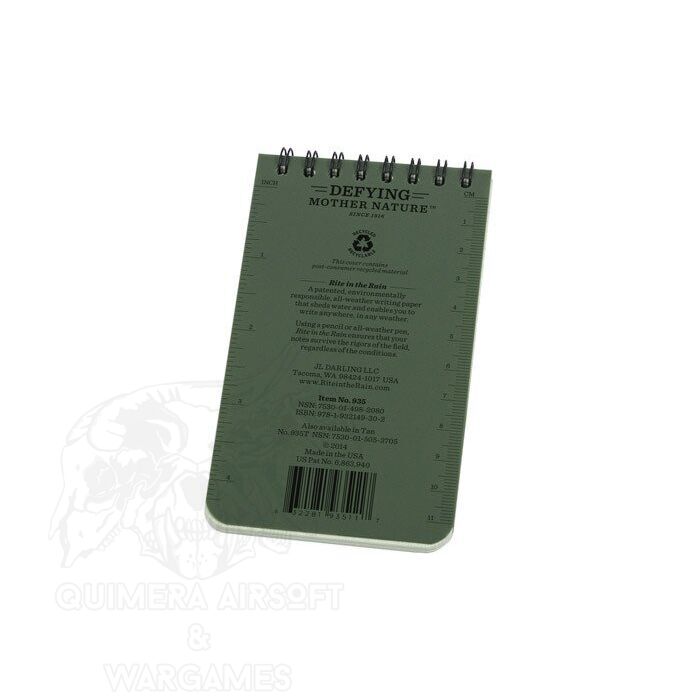 Alternative view of Libreta All-Weather 3X5