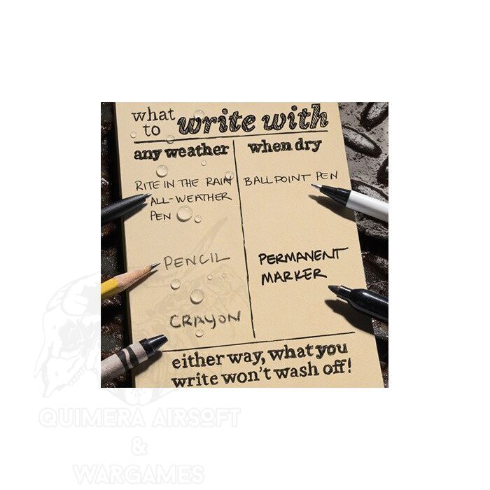 Alternative view of Libreta All-Weather 3X5" - Rite in the Rain - Dark Earth