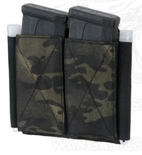 8 Fields Pouch elastico doble para cargadores de 5.56 MC Black