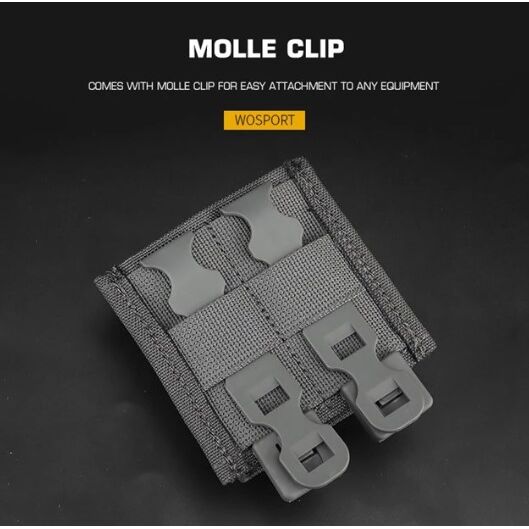 Alternative view of Pouch 7.62 Corto Tipo KYWI con inserto de Polimero Wosport