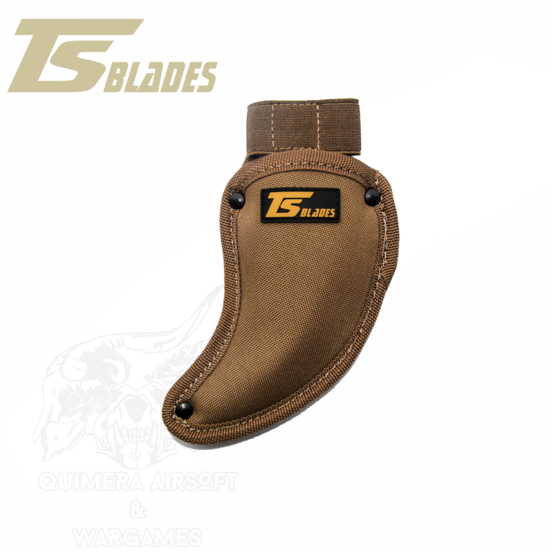 Funda para cuchillo dummy Carambit TSBlades - Coyote Brown