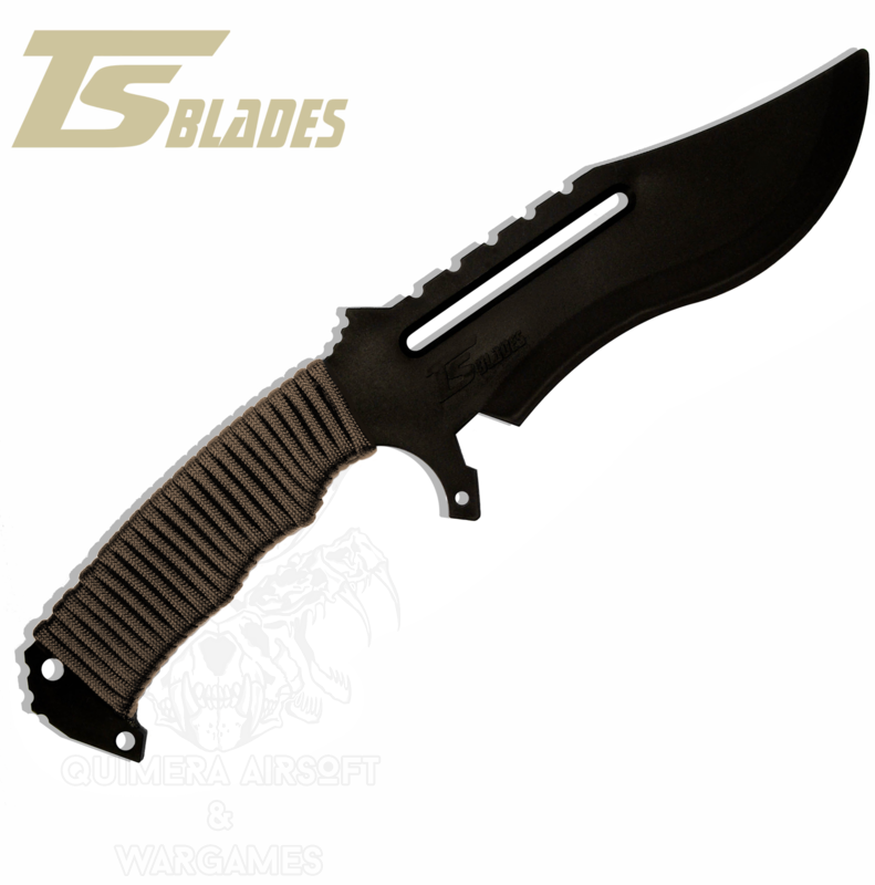 Raptor G3 con empuñadura encordada TSBlades - Coyote brown