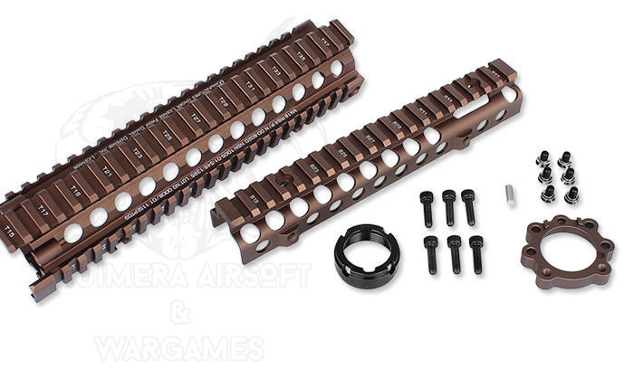 Alternative view of Guardamanos MK18 Ris II SOPMOD Madbull Licenciado de Daniel Defense 9.5