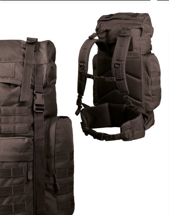 Alternative view of Mochila German Rucksack Gen.2 Mil-Tec - Negro 65L.
