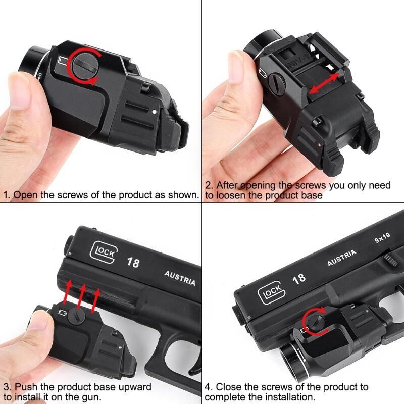 Alternative view of Linterna para pistola TLR-7A WADSN