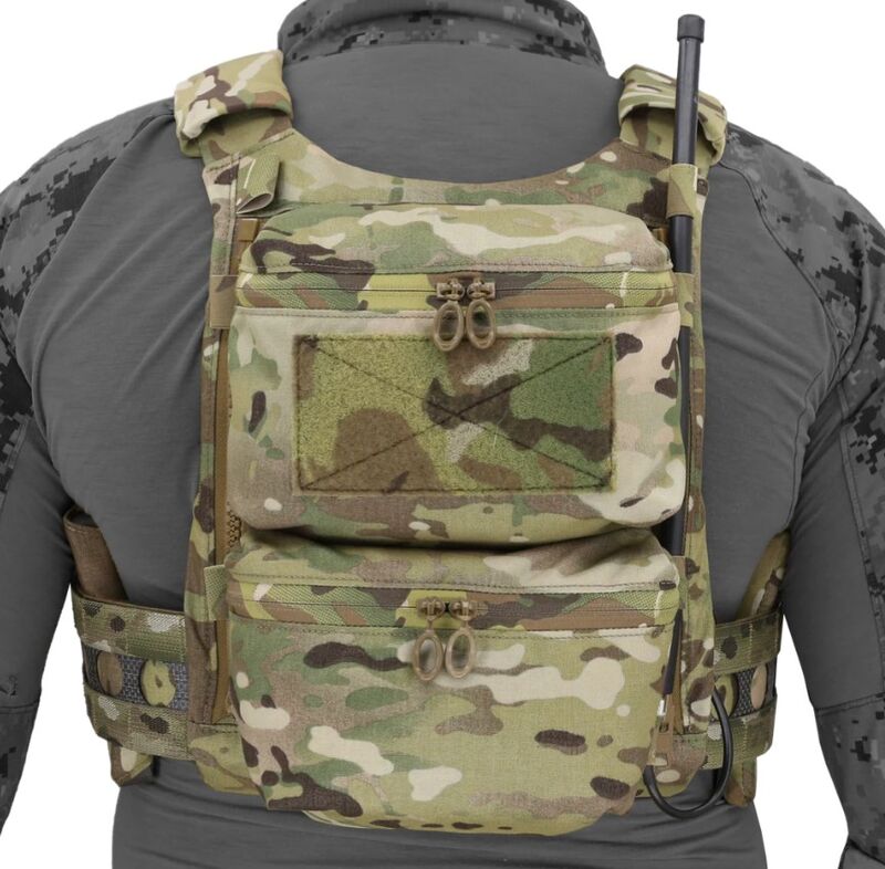 Alternative view of Back Panel Double Pouch tipo Ferro Ghost Action - Ranger Green