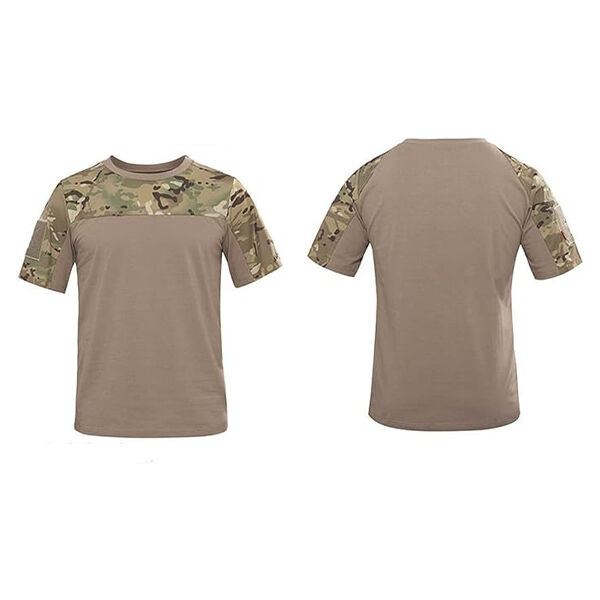 Alternative view of Camiseta Manga Corta Táctica - DF Tactical - Multicam