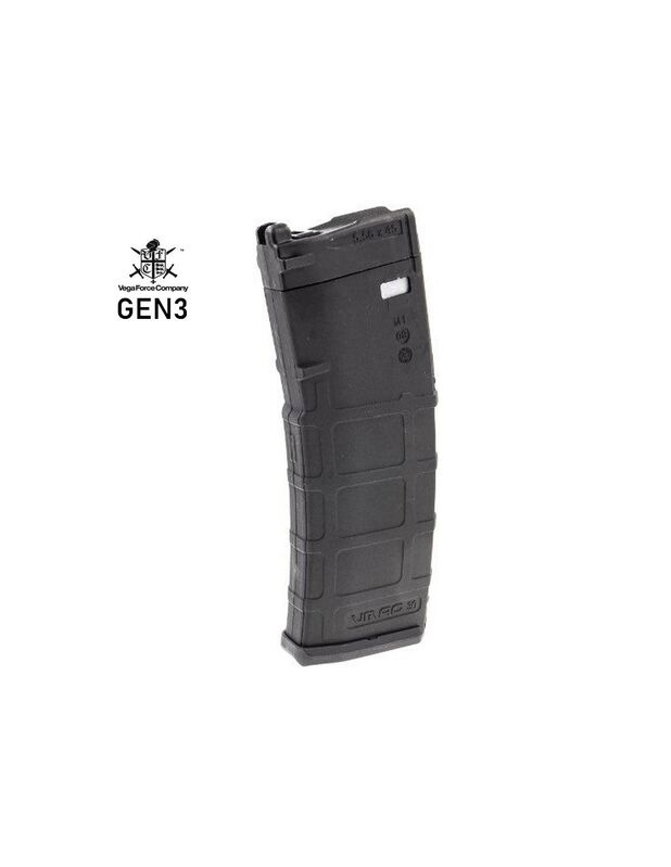Cargador para M4A1 GBBR Tipo Pmag 30bbs - VFC - Negro