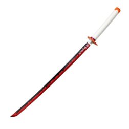Alternative view of Katana Bambú Kimetsu No Yaiba/Demon Slayer Rengoku Blood Heritage