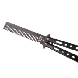 Navaja Mariposa Peine Blood Heritage - Negro - Imagen 3