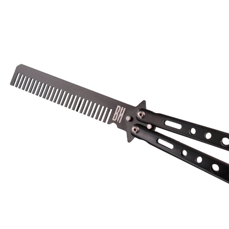 Alternative view of Navaja Mariposa Peine Blood Heritage - Negro