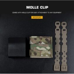 Pouch 7.62 Corto Tipo KYWI con inserto de Polimero Wosport - Imagen 3