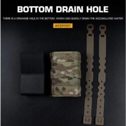 Pouch 7.62 Largo Tipo KYWI con inserto de Polimero Wosport - Imagen 4