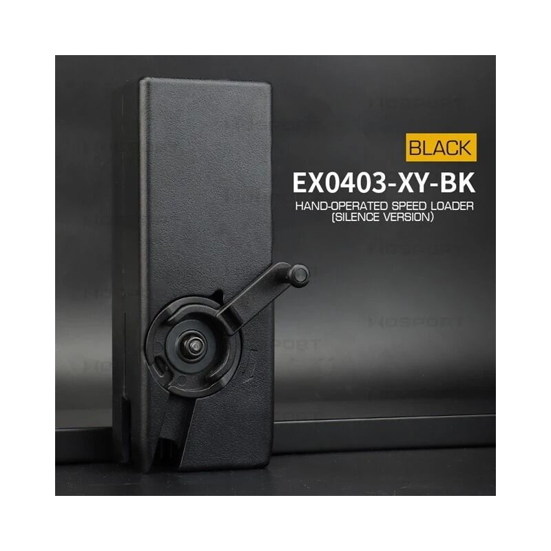 Speedloader Silencioso tipo ODIN Wosport - Negro