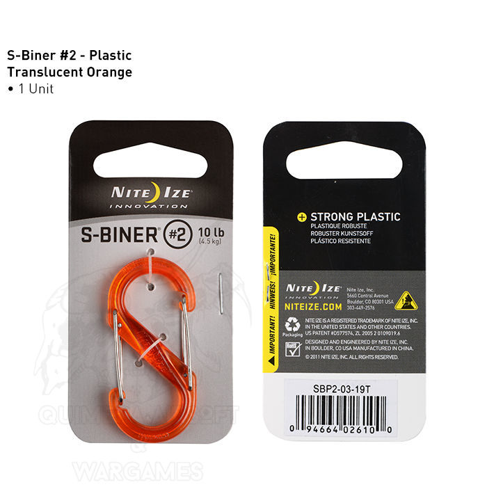 Mosqueton Plastic S-Biner #2 4,5Kg Nite Ize
