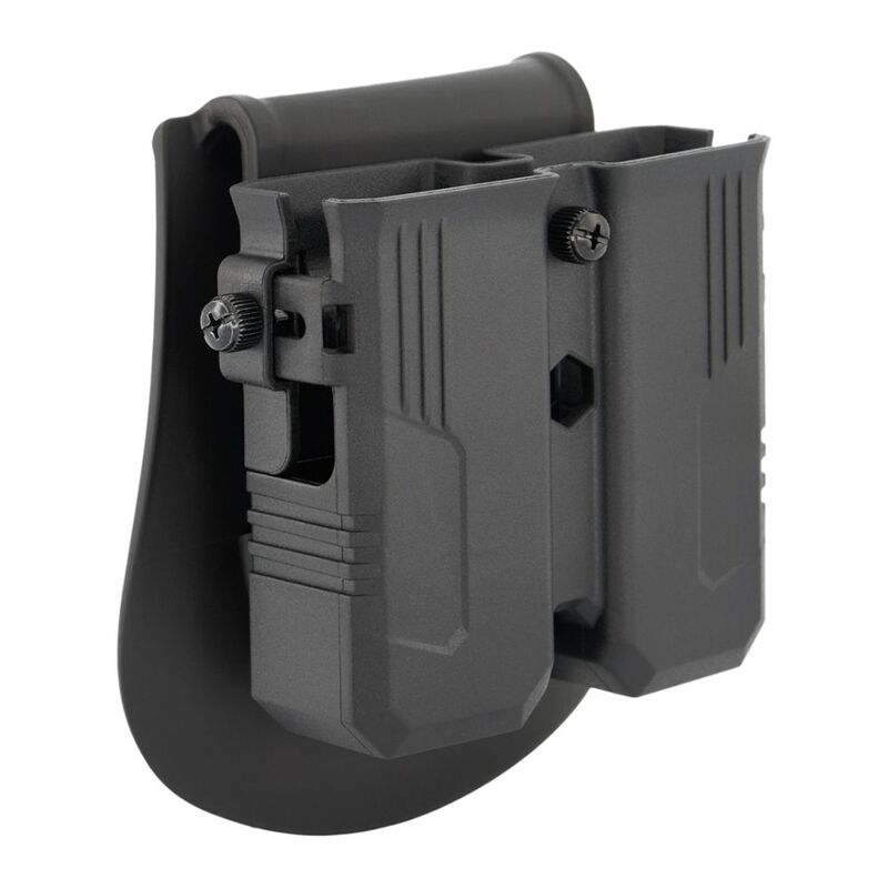 Portacargador doble universal de pistola Dragonpro - Negro