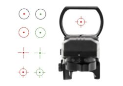 Red Dot Samurai Rojo/Verde Multireticula VictOptics - Negro - Imagen 9