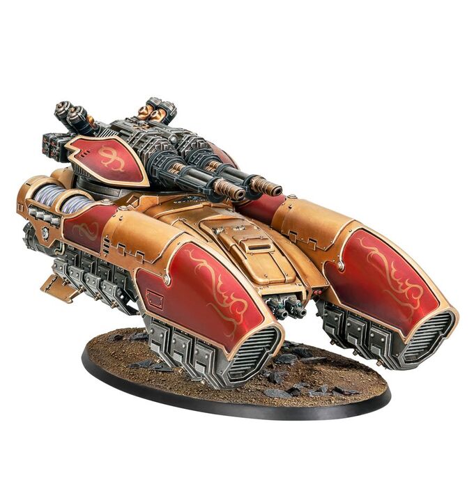 Alternative view of Caladius Grav-Tank Annihilator - Legio Custodes - Horus Heresy